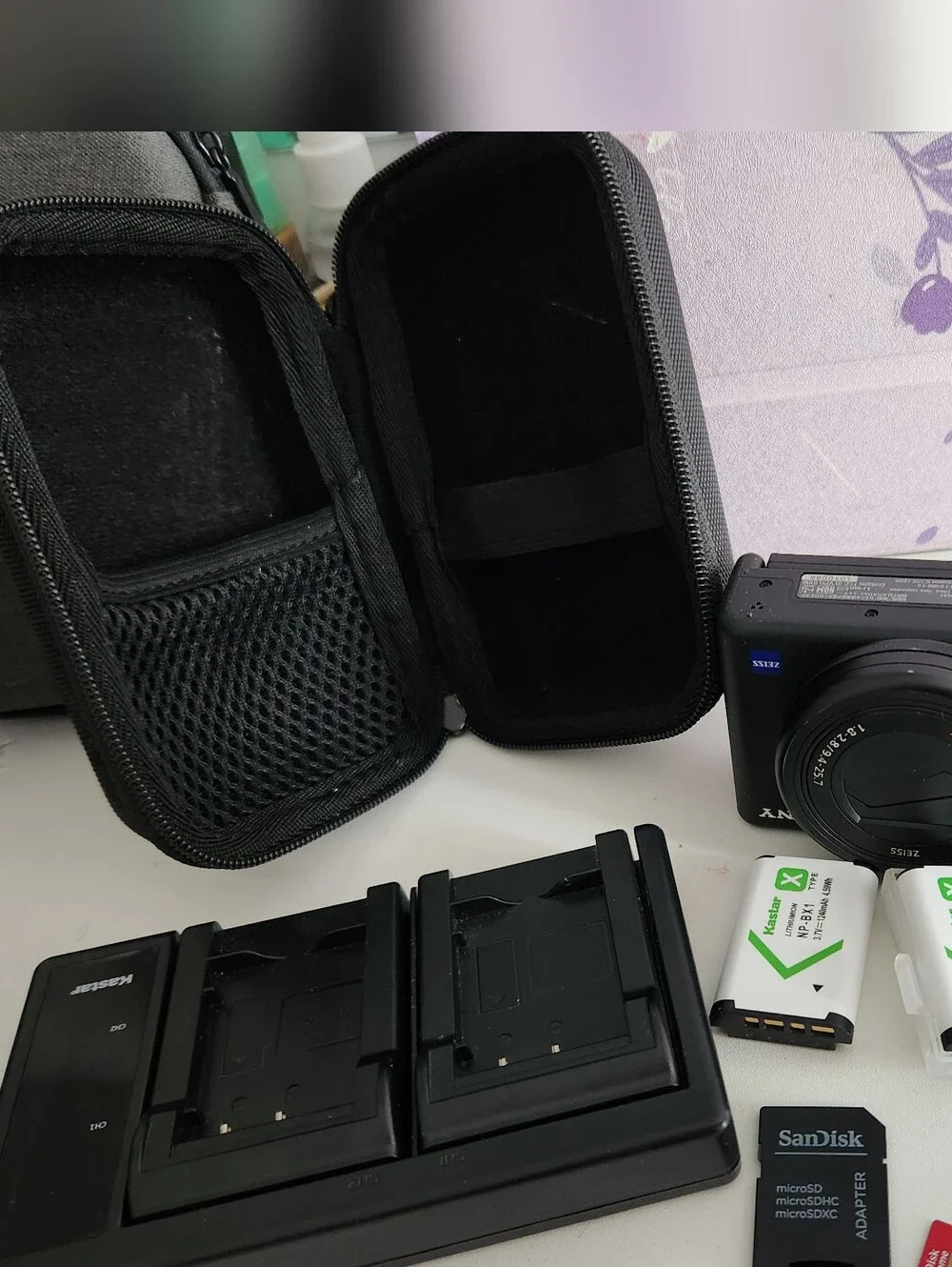Sony ZV-1 20.1MP Digital Vlogging Camera (Black) Complete Bundle with 3 Battery